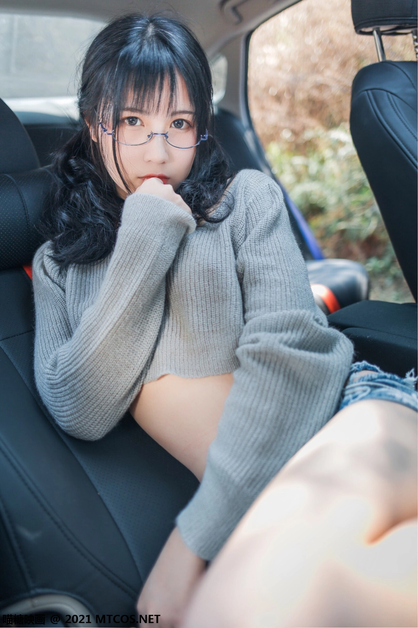 喵糖映画 - VOL.369 车内女郎 1