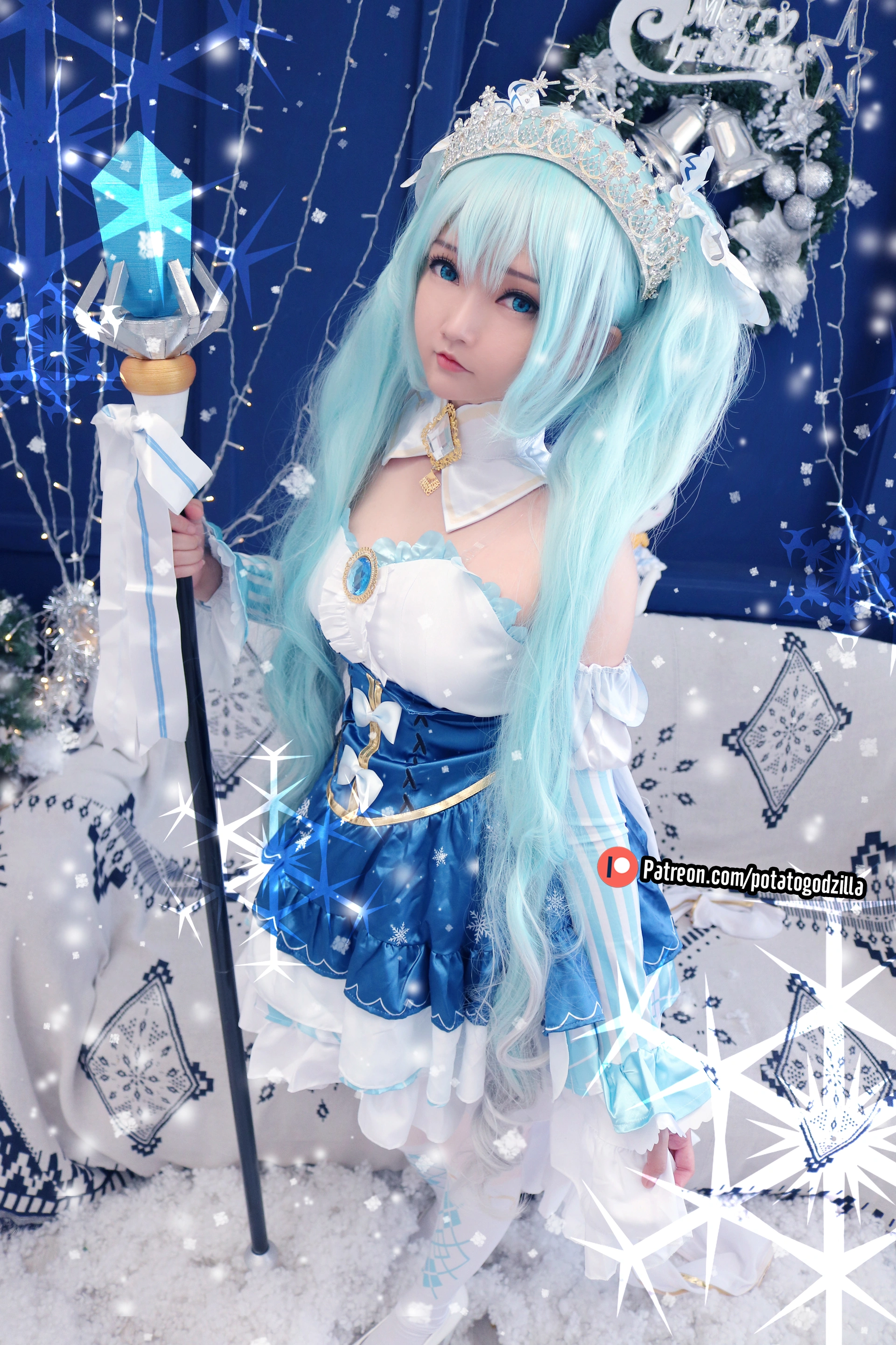 Potato Godzilla - NO.11 Snow Miku 1